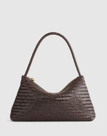 The Signature Woven Zip Top Shoulder Bag at Madewell